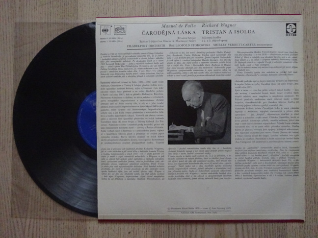 MANUEL DE FALLA, ČARODĚJNÁNLÁSKA, R. WAGNER TRISTAN A ISOLDA, LP