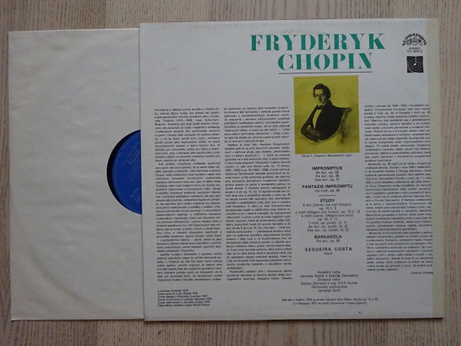 FRYDERYK CHOPIN, SEQUEIRA COSTA,, LP