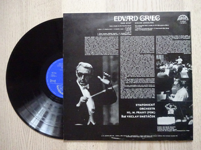 EDVARD GRIEG, PEER GYNT, SIGURD JORSALFAR, LP