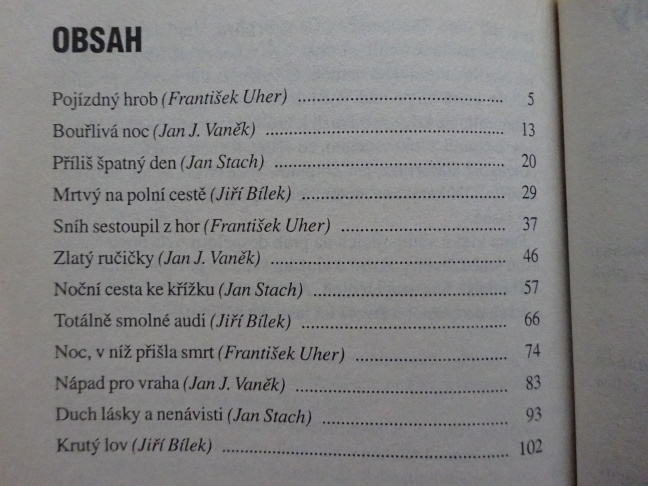 ZABIJÁCI ZA VOLANTEM, **an
