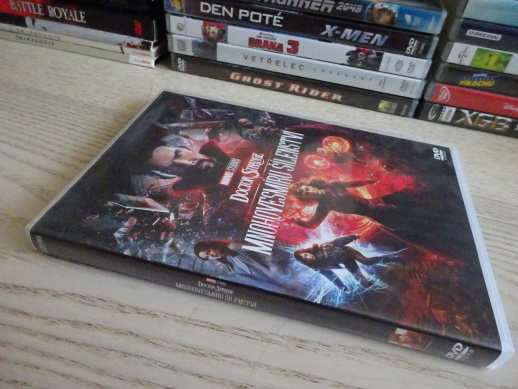 DOKTOR STRANGE, MNOHOVESMÍRU ŠÍLENSTVÍ, MARVEL, DVD FILM