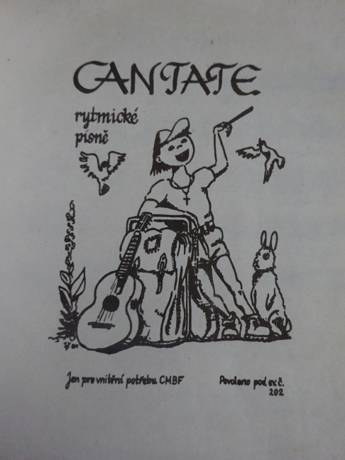 CANTATE, RYTMICKÉ PÍSNĚ, ZPĚVNÍK, NOTY, AKORDY, HUDBA, **an