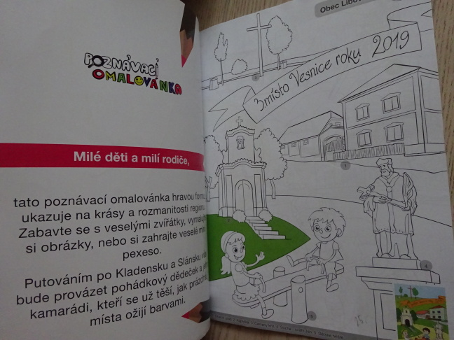REGION KLADENSKO A SLÁNSKO, KLADNO, SLANÝ, POZNÁVACÍ OMALOVÁNKA