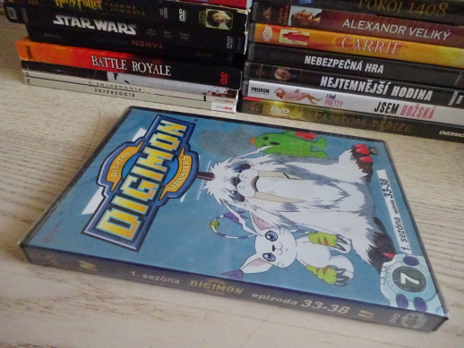 DIGIMON, 1. SEZÓNA EPIZODA 33-38, DVD FILM POHÁDKA