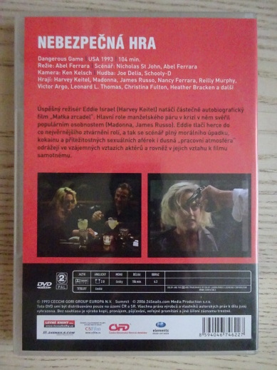 NEBEZPEČNÁ HRA, DVD FILM