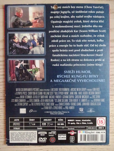 NEPRŮSTŘELNÝ MNICH, DVD FILM