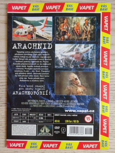 ARACHNID, DVD FILM