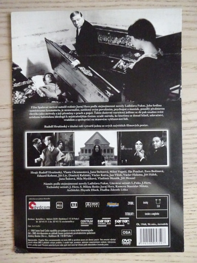 SPALOVAČ MRTVOL, DVD FILM