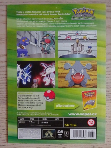 POKÉMON, GALACTIC BATTLES 47.-52. DÍL, DVD FILM