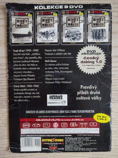 SVĚT VE VÁLCE 5, DVD FILM DOKUMENT VÁLKA
