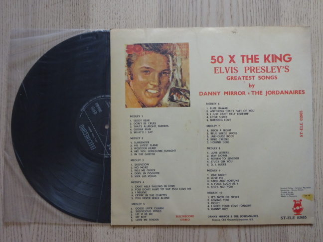 ELVIS PRESLEY, 50X THE KING, GRAMODESKA