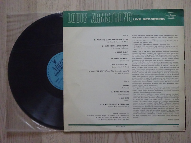 LOUIS ARMSTRONG, GRAMODESKA