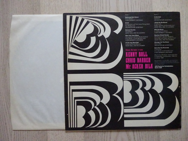 KENNY BALL, CHRIS BARBER, MR. ACKER BILK, GRAMODESKA