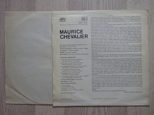 MAURICE CHEVALIER, GRAMODESKA