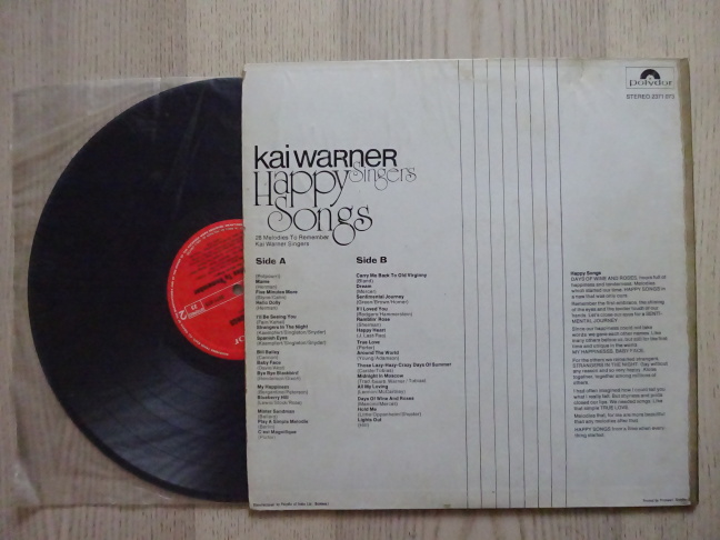 KAI WARNER SINGERS, HAPPY SONGS, GRAMODESKA