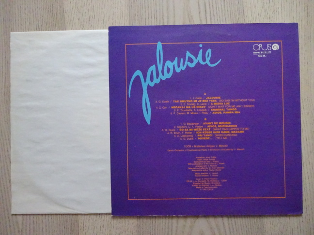 JALOUSIE, GRAMODESKA