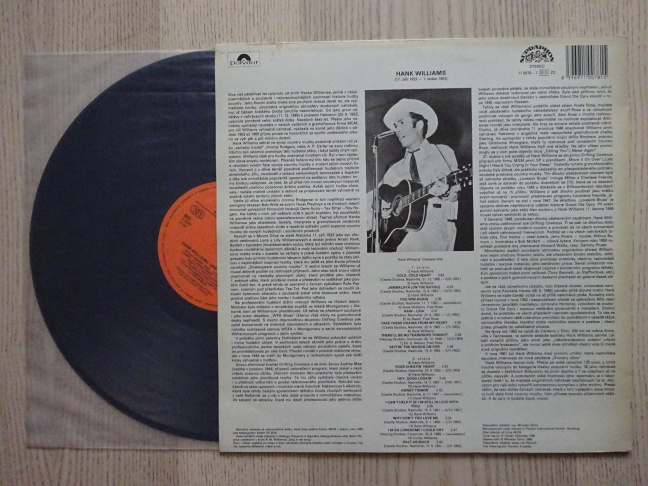 HANK WILLIAMS' GREATEST HITS, LP