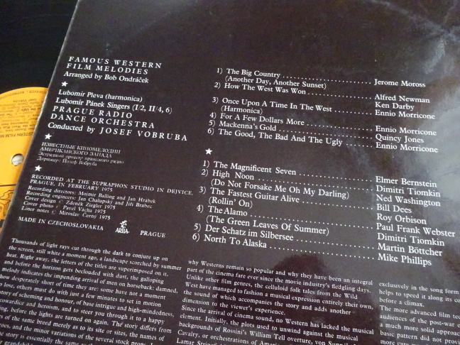 FAMOUS WESTERN FILM MELODIES, FILMOVÁ HUDBA, LP