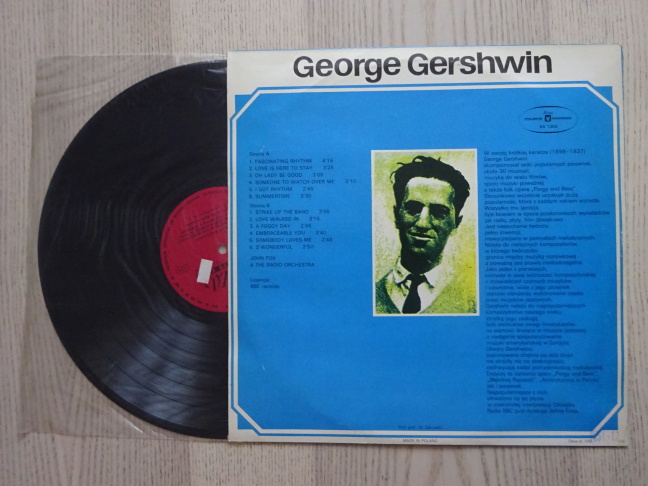 GEORGE GERSHWIN AND JOHN FOX, THE RADIO ORCHESTRA, LP