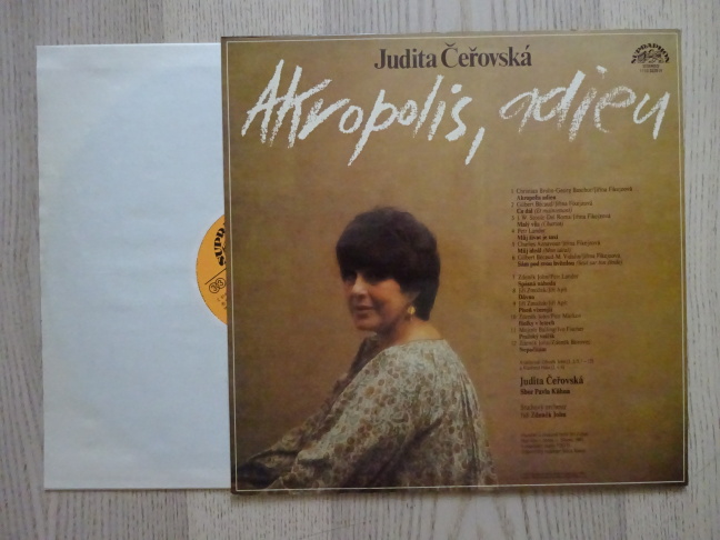 JUDITA ČEŘOVSKÁ, AKROPOLIS, ADIEU, LP