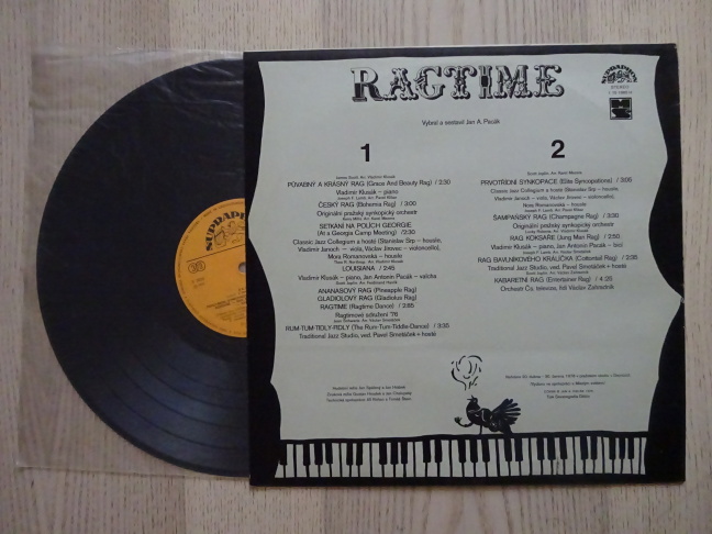 RAGTIME, JAZZ PIANO TAG TIME, LP
