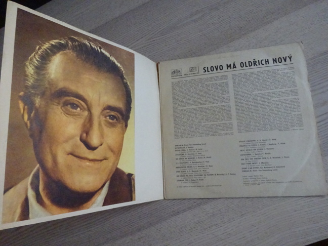 SLOVO MÁ OLDŘICH NOVÝ, GRAMODESKA