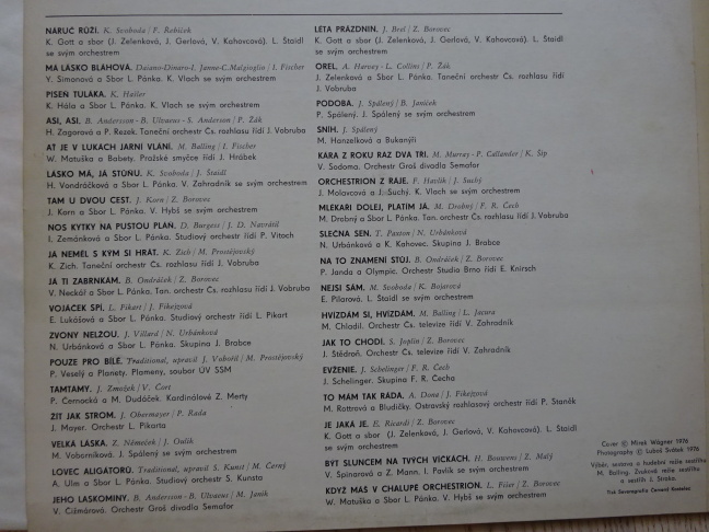XV. ALBUM SUPRAPHONU, GOTT, ZAGOROVÁ, SCHELINGER A DALŠÍ, GRAMODESKA