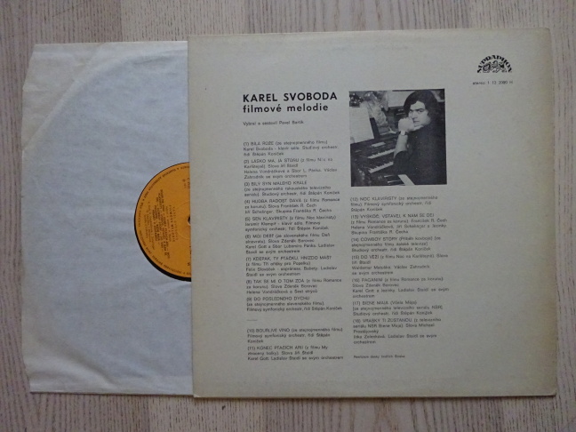 KAREL SVOBODA, FILMOVÉ MELODIE, GRAMODESKA