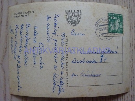 HORNÍ BRADLO, HOTEL MAREŠ, OKRES CHRUDIM