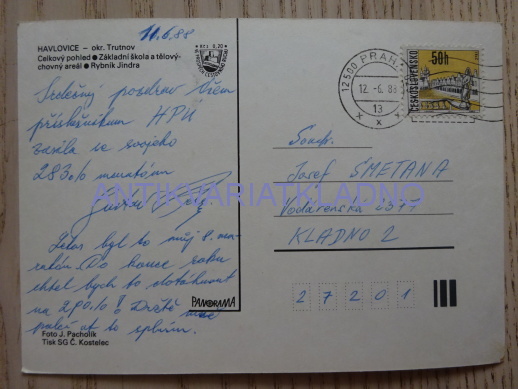 HAVLOVICE, 1988, OKRES TRUTNOV