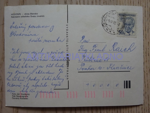 HODONÍN, 1985, OKRES BLANSKO