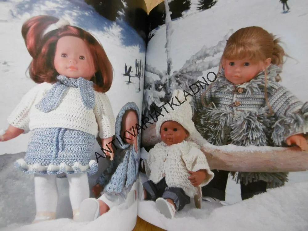 HÁČKOVÁNÍ, HÁČKUJEME NA PANENKY OBLEČKY, CEDRINE ARMANI