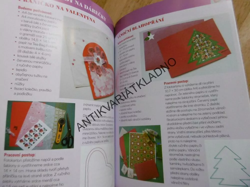 SKLÁDÁNÍ ČAJOVÝCH SÁČKŮ, ŠIKOVNÉ RUCE, 40 BLAHOPŘÁNÍ, JMENOVEK, OZDOB