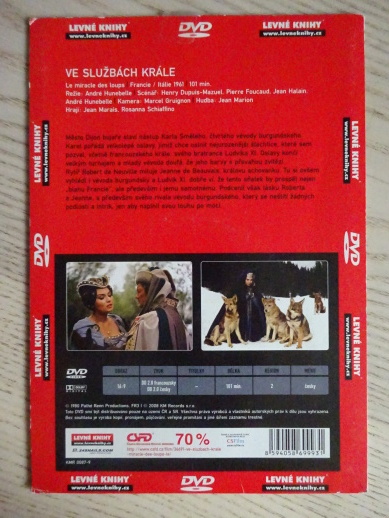 VE SLUŽBÁCH KRÁLE, DVD FILM