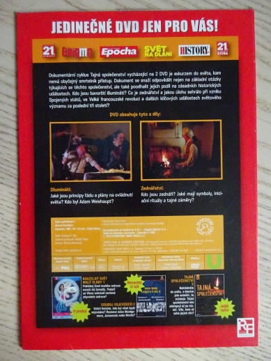 TAJNÁ SPOLEČENSTVÍ 1., DVD FILM DOKUMENT