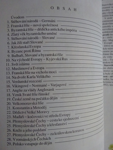 DĚJINY STŘEDOVĚKU A RANÉHO NOVOVĚKU, 1. DÍL, PICKOVÁ, KUBŮ, DĚJEPIS