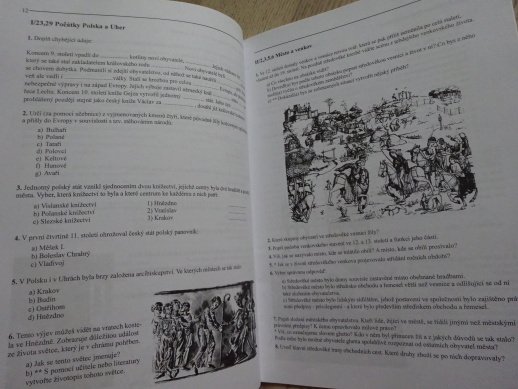 DĚJINY STŘEDOVĚKU A RANÉHO NOVOVĚKU, PRACOVNÍ SEŠIT, DĚJEPIS