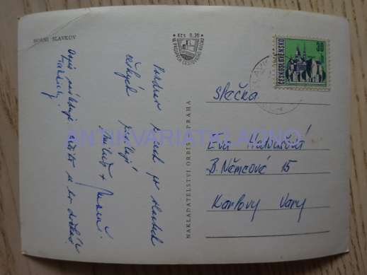 HORNÍ SLAVKOV, OKRES SOKOLOV