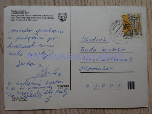 HRUBÁ SKÁLA, NAUČNÁ STEZKA HRUBOSKALSKO, OKRES SEMILY