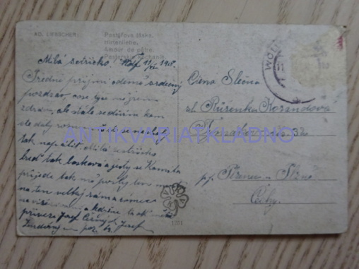 PASTÝŘOVA LÁSKA, ADOLF LIEBSCHER, ŽENA, MUŽ, OVEČKY