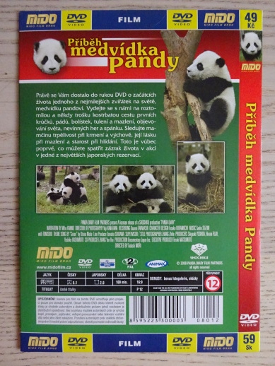 PŘÍBĚH MEDVÍDKA PANDY, DVD FILM