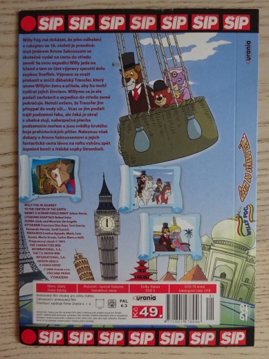 WILLY FOG: CESTA DO STŘEDU ZEMĚ, DVD FILM