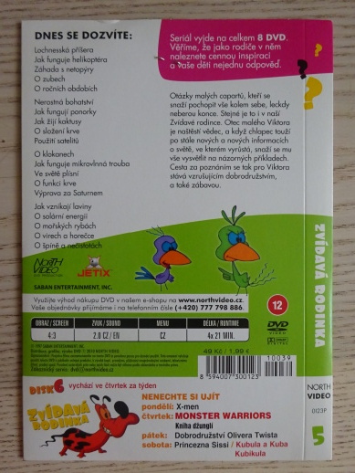 ZVÍDAVÁ RODINKA 5, DVD FILM
