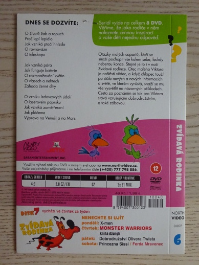 ZVÍDAVÁ RODINKA 6, DVD FILM