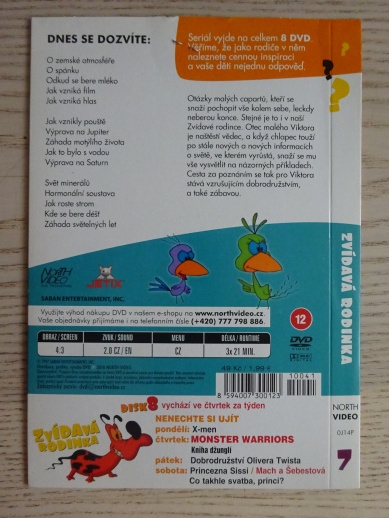 ZVÍDAVÁ RODINKA 7, DVD FILM