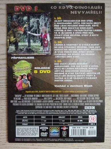 TAJEMSTVÍ NOVÝCH DINOSAURŮ 1, DVD FILM