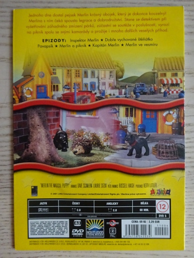 MERLIN, KOUZELNÉ ŠTĚŇÁTKO, DVD FILM