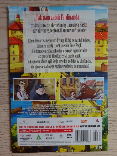 DOBRÝ VOJÁK ŠVEJK, DVD FILM