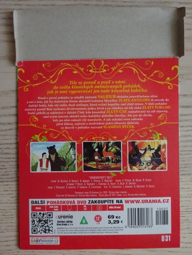 BABIČČINY POHÁDKY 1, DVD FILM POHÁDKA