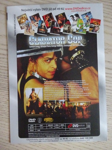 GLADIATOR COP, DVD FILM 